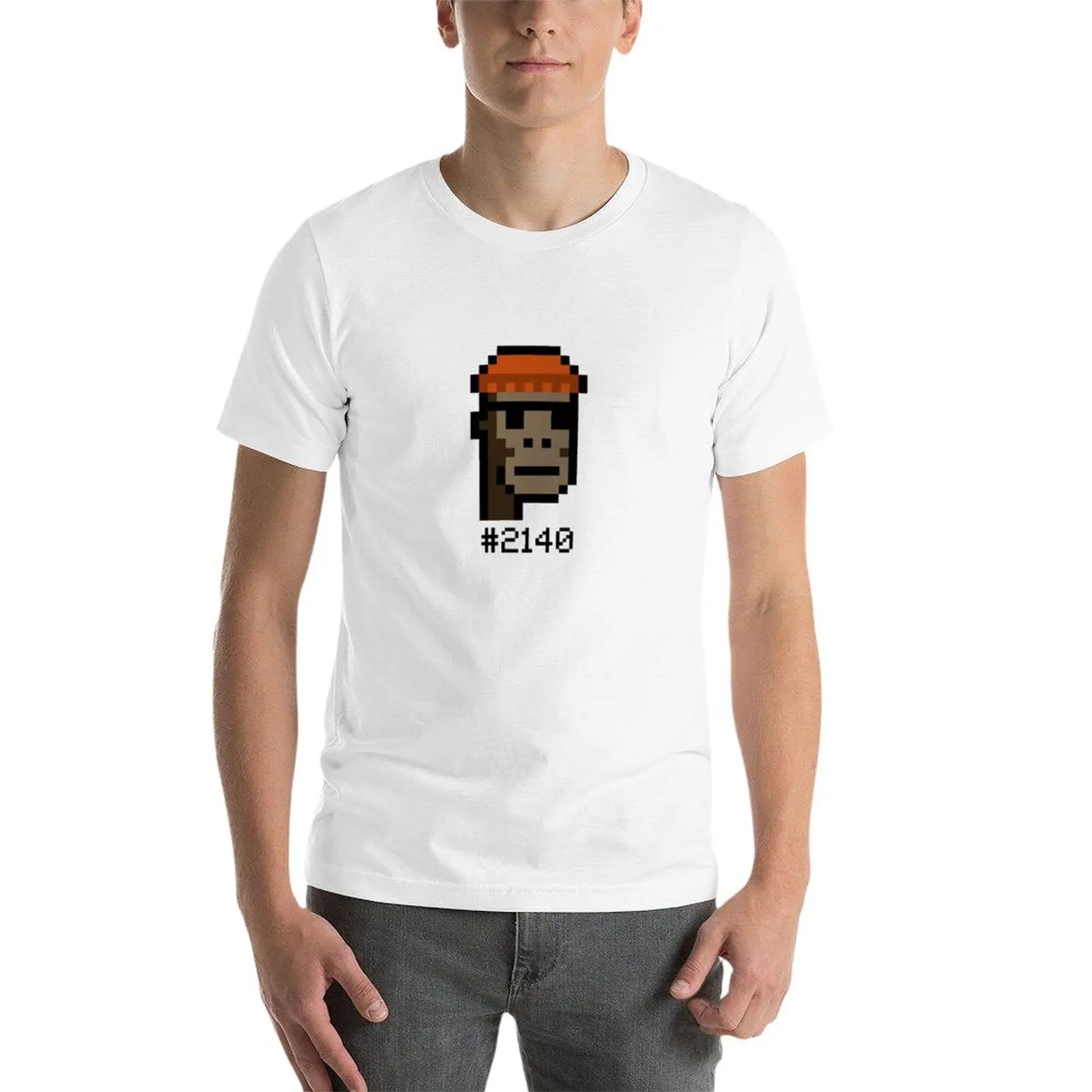 New CryptoPunks #2140 T-Shirt Short sleeve sports fan t-shirts T-shirt for a boy plain t shirts men