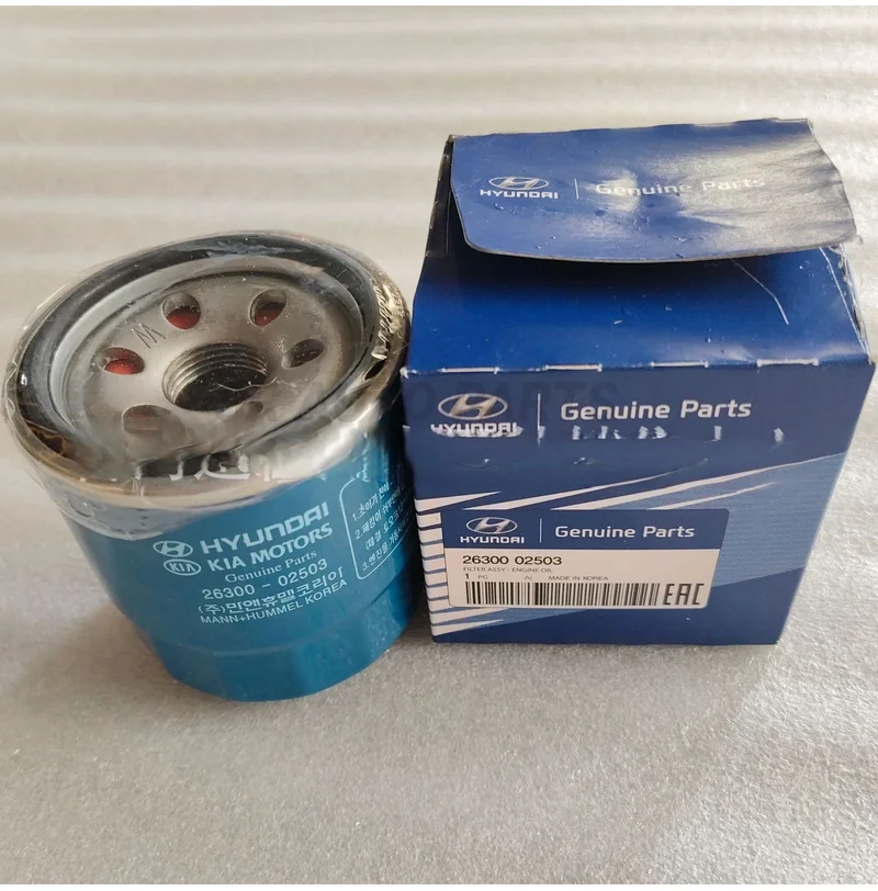 Engine Oil Filter OEM Parts For Hyundai KIA 2011- Picanto Morning 2011-13 2630002503