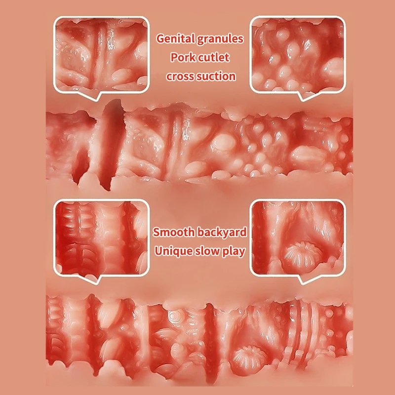 سيليكون الاصطناعي المهبل الاستمناء للرجال دمية جنسية اليابان نمط الأزواج لعبة مثير الكبار العنصر للخصوصية والتفريش