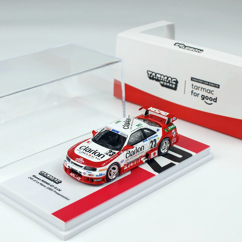 1:64, NISMO GTR LM 24h Le Mans 1995, литая под давлением модель моделирования из сплава, коллекционное украшение для взрослых, игрушка в подарок для мальчика.