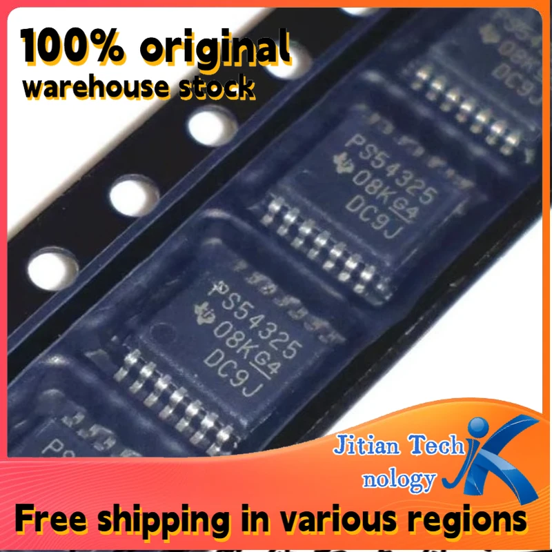 100% original inventory 10PCS TPS54325PWPR logo PS54325 TSSOP-14 Switching regulator Channel direct sales