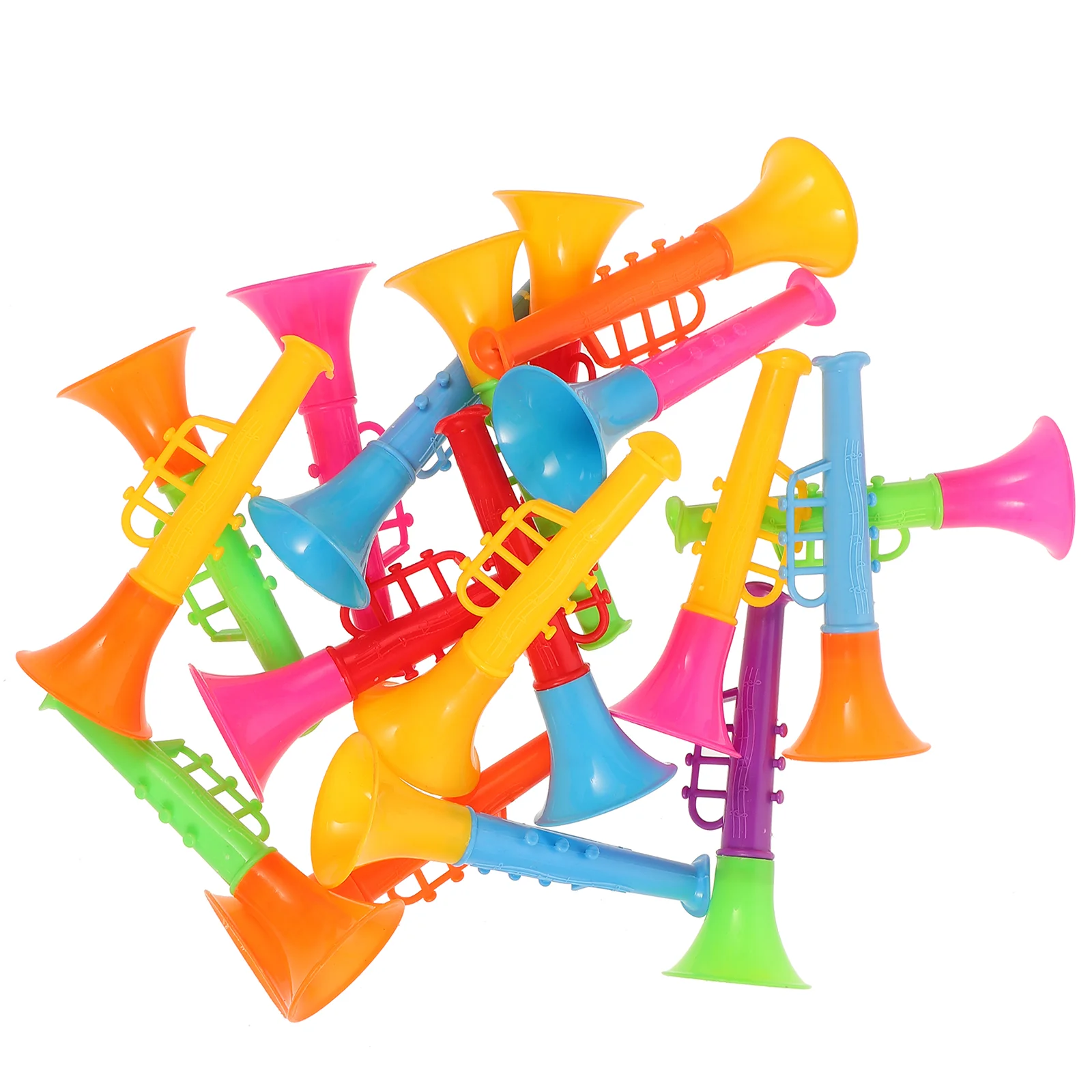 

18 Pcs Small Toy Trumpet Kids Musical Instruments Mini Speaker Children’s Toys Interesting Plastic Toddler