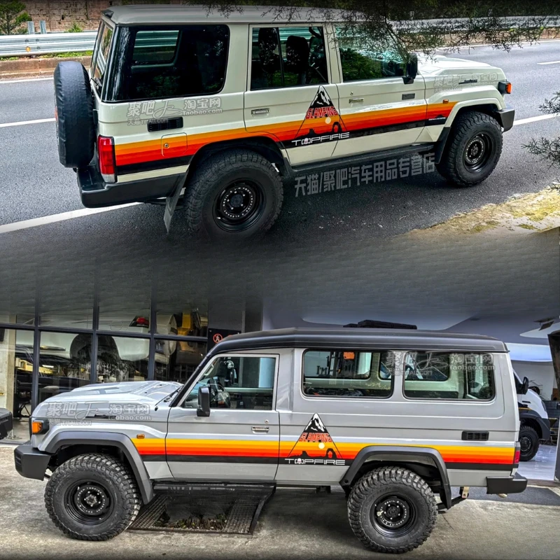 

Виниловая наклейка для автомобиля, наружное украшение кузова, персонализированные спортивные наклейки, аксессуары для Toyota LC70 LC76 LC78 LC80 LC120 LC100