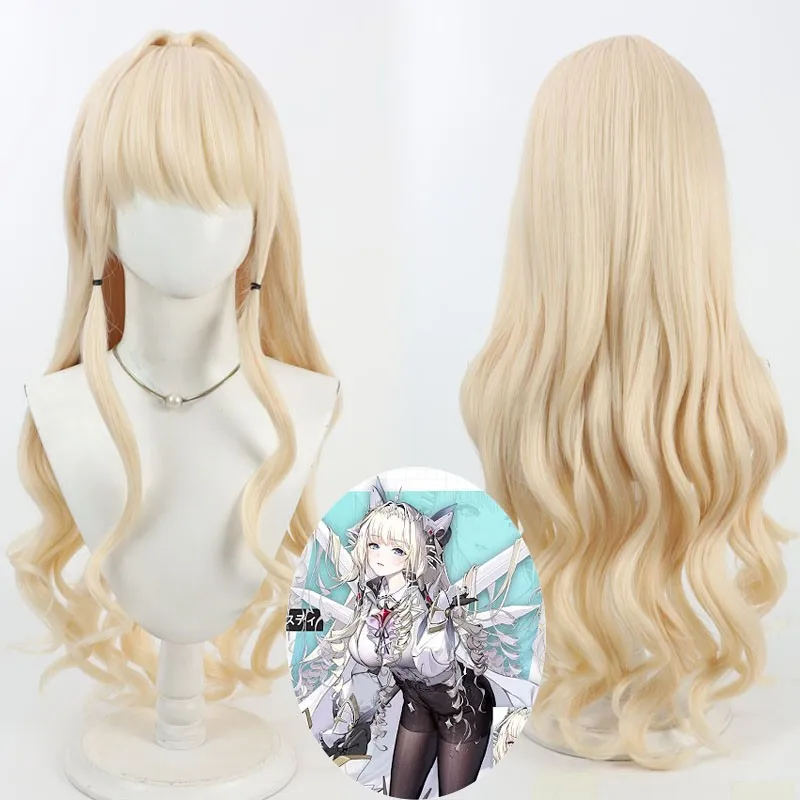 

The Goddess of Victory Crown Cosplay Wig Anime Game Roleplay Party Costume Prop Synthetic Hair Heat Resistant Fiber