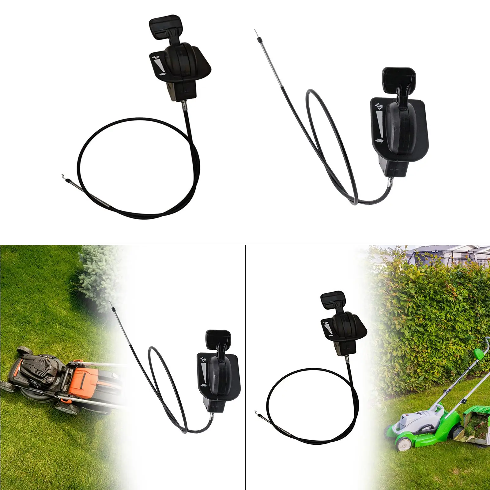 

946-05098C Lawn Mower Throttle Cable High Performance Replacement Part Reusable Directly Replace Black Lawnmower Part