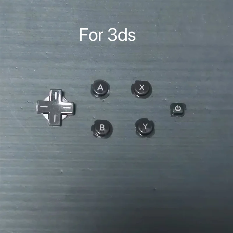 5 Pairs الأصلي الجديد ل 3DS اتجاه زر D الوسادة ABXY مجموعة زر الطاقة ل 3ds القديمة الصغيرة