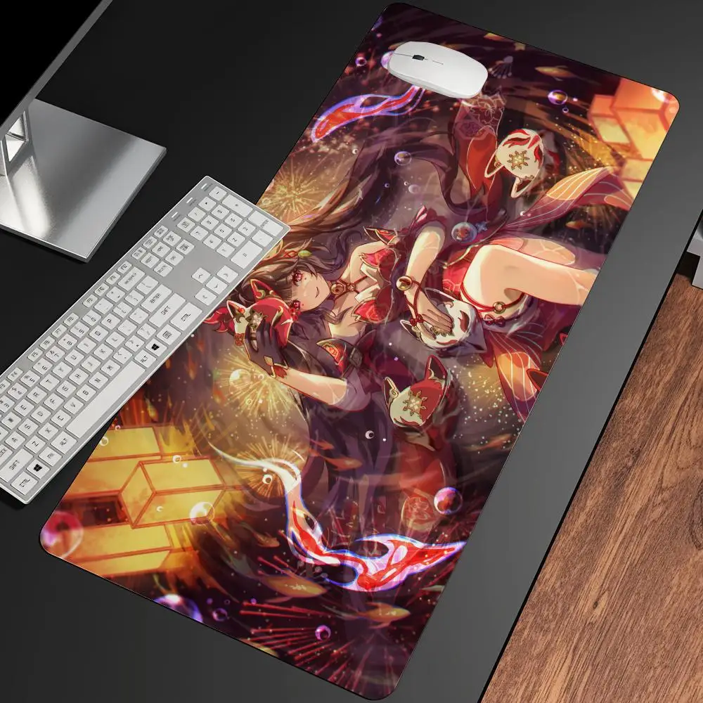 Sparkle Honkai Star Rail Mousepad Large Gaming Mouse Pad LockEdge Thickened Computer Keyboard Table Desk Mat