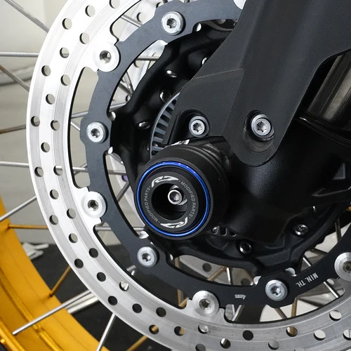 Imagen 2 del producto Para Yamaha R7 YZF r7 YZFR7 YZF-R7 2021-2025 accesorios motocicleta rueda delantera trasera horquilla eje Protector contra choques anticolisión