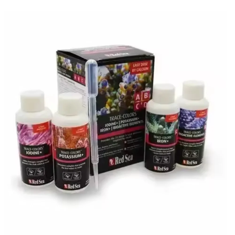 Набор ABCD RedSea Trace содержит 31 элемента коралловых следов, созданные биологическими функциями, пигменты из твердых кораллов и мягких тканей ​