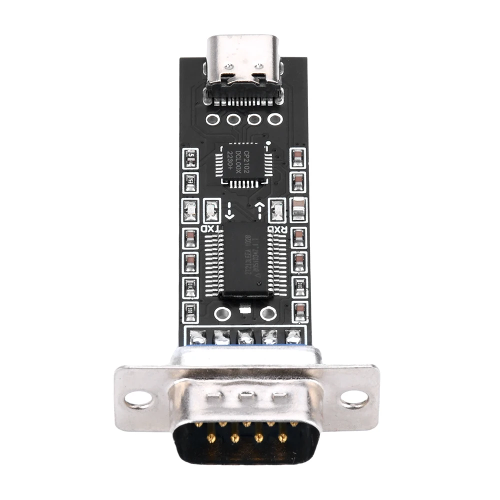 Diymore USB to RS232 communication serial port module USB TPYE C to DB9 male original CP2102+ZT213LEEA