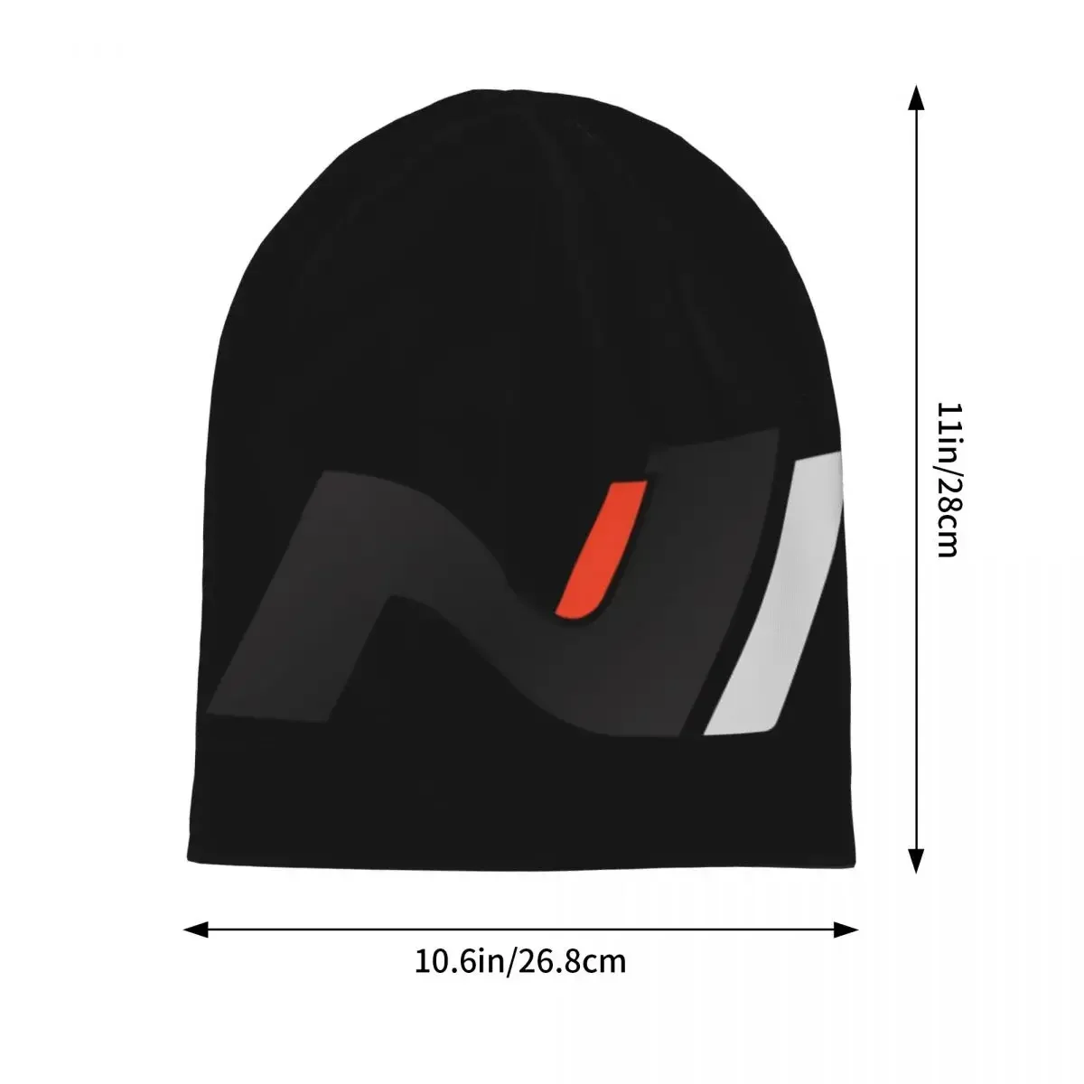 Hyundai N Performance Logo Dark Warm Knitted Cap Hip Hop Bonnet Hat Outdoor Fashionable Unisex Pullover Hat