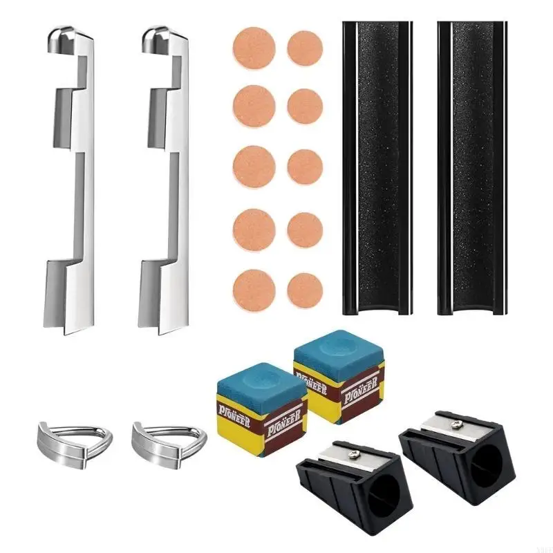 

X9ff Bool Cue Repair Комплекты, в том числе Cue Cucts Clamps Byl Ball Shaper и Cue Tips Trimmers