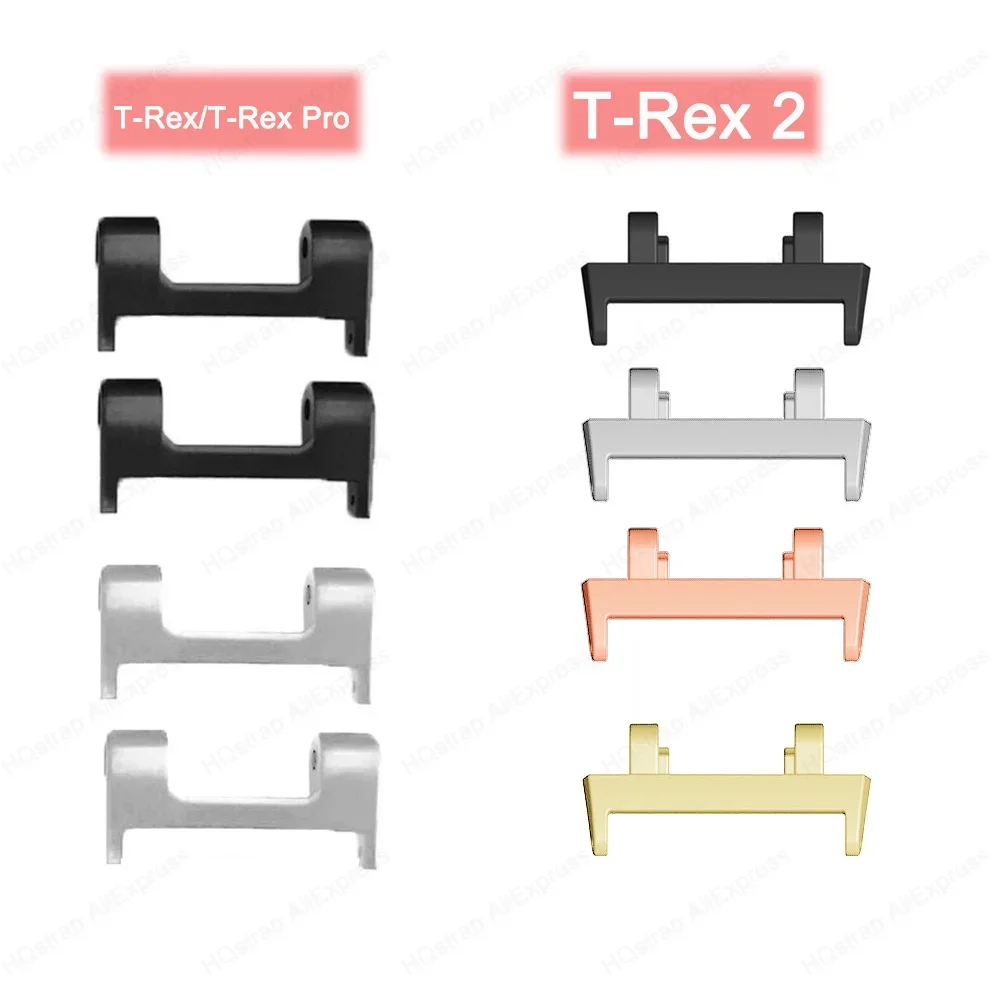 Adaptateur de vis pour montre Xiaomi Amazfit T Rex t-rex Pro, ensemble de connecteurs métalliques, accessoires pour montre connectée Xiaomi Huami