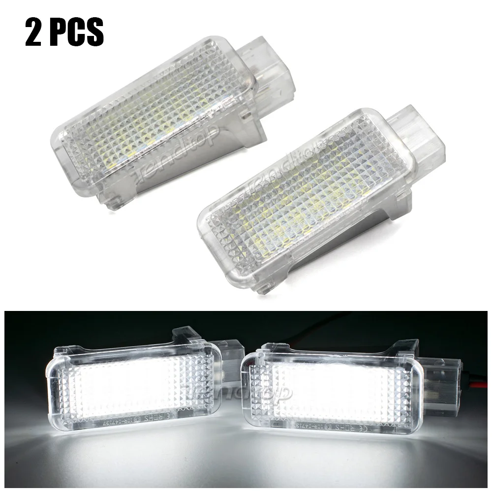 Samochodowa lampka drzwi ścieżka do bagażnika światła na nogi dla Audi A1 A2 A3 A4 A5 A6 A7 A8 Q3 Q5 Q7 TT VW Golf 4/5/6 Skoda Octavia Fabia