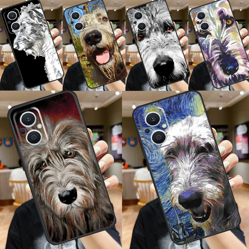 Irish Wolfhound Dog Case For OPPO Reno 11 F 10 Pro 4Z 5Z 8T 4 5 6 7 8 Lite OPPO Find X6 Pro X2 X3 X5 Lite Cover