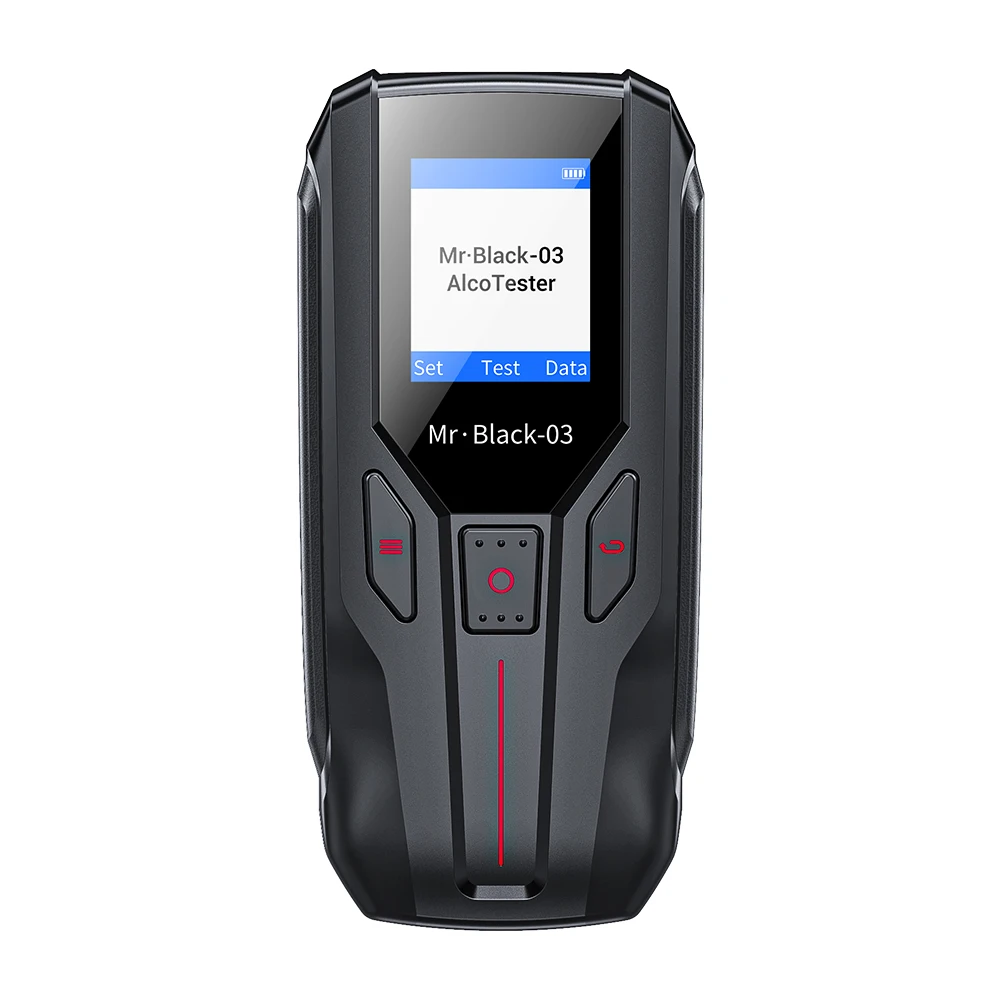 LCD Display Mouthpieces Alcohol Tester Breathalyzer Detector Sensor Rohs Color Material Origin Type Certificat BLACK CAT 3 OEM