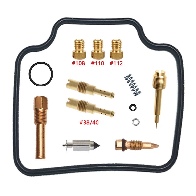 HONDA CN 250 HELIX CN250 1986-2007 Carburetor Repair Kit Float Valve Needle Rebuild