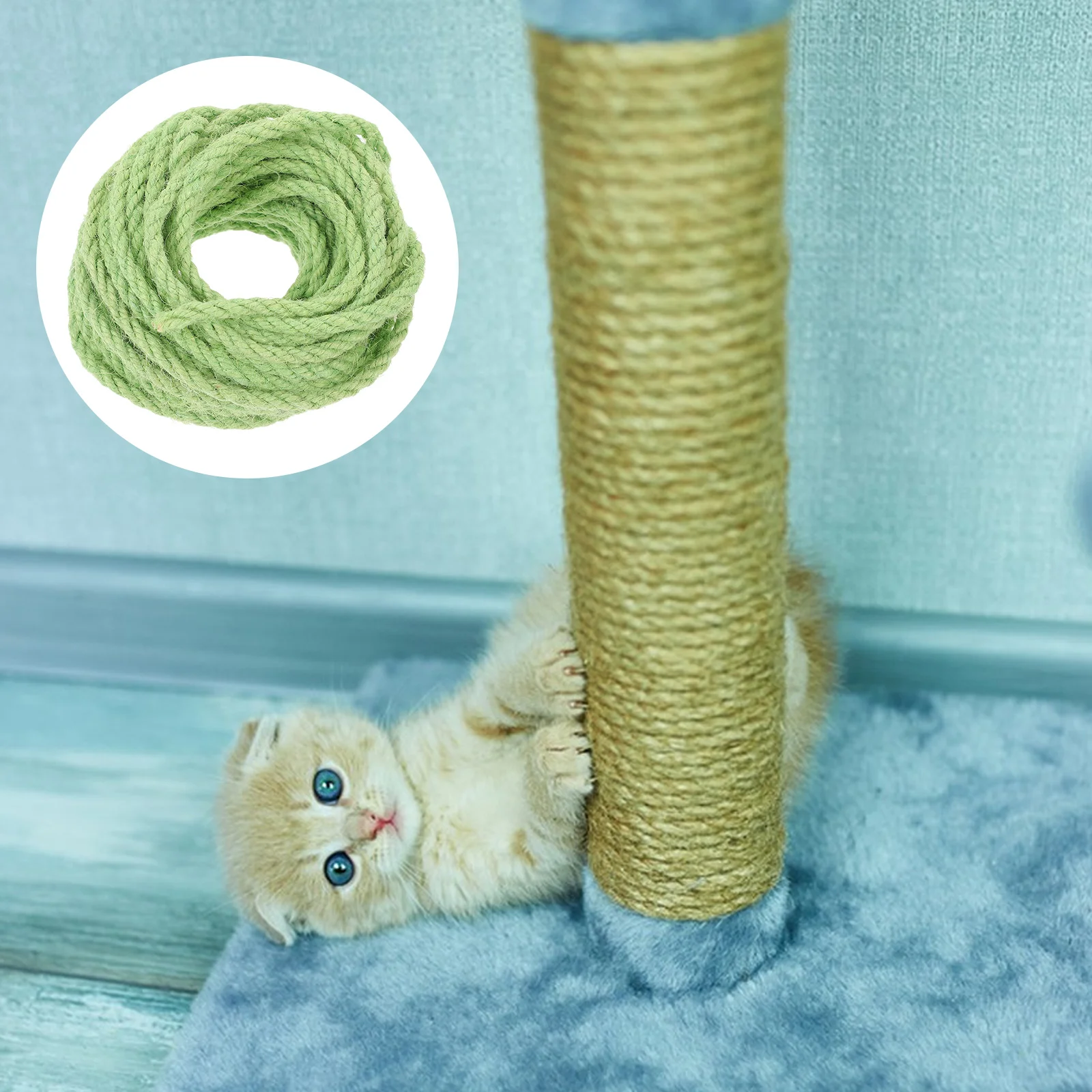 

10 M Cat Accessories Catnip Rope Toy Tool Pet Supplies DIY Scratching Post