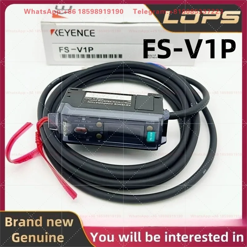 FS-V1P KEYENCE New Original Single-Line System Fiber Optic Sensor, Amplifier, Large Stock Available, Welcome to Consult.