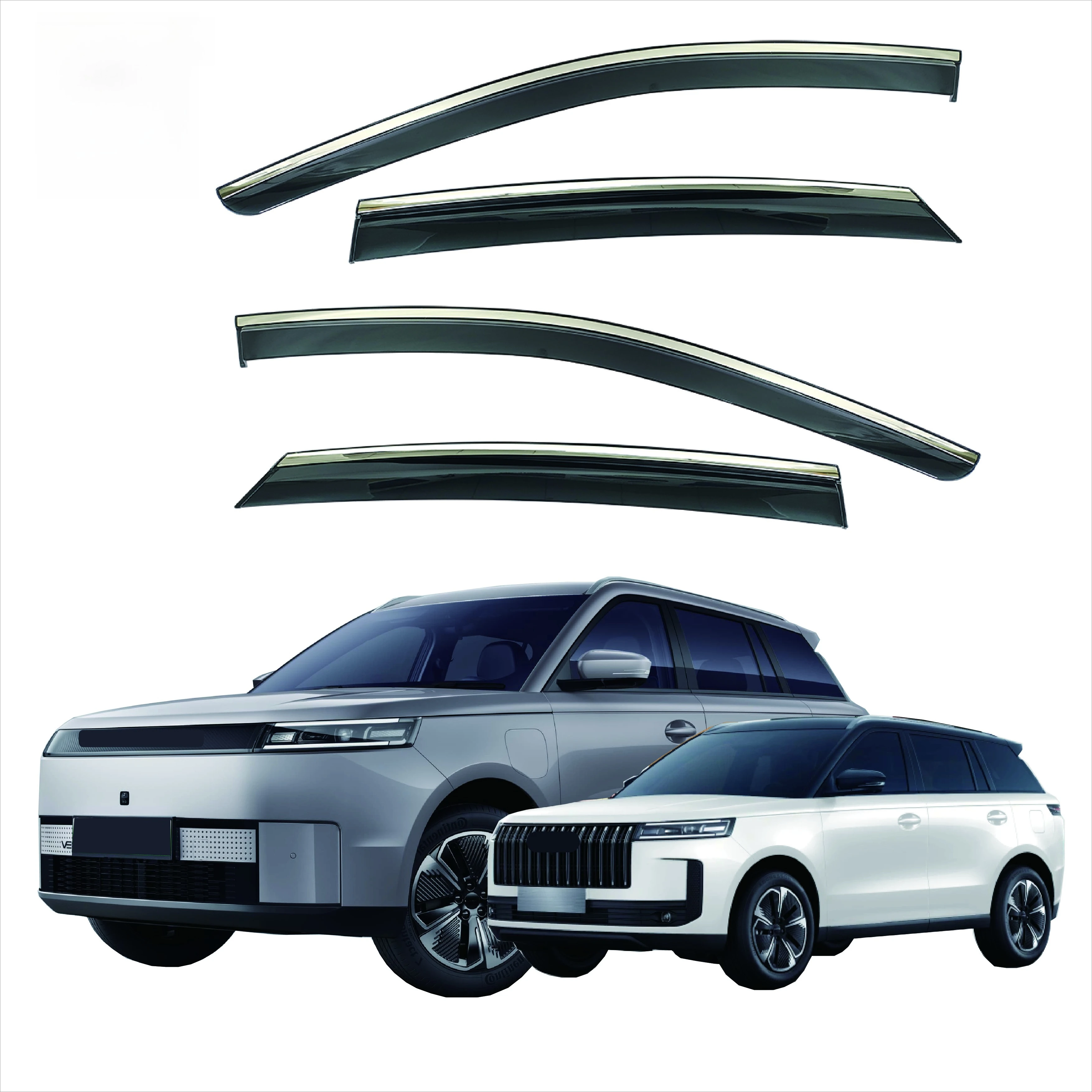 

Weathershield Sun Rain Deflector Guard Car Side Window Sunvisor Wind Deflectors Visor For JAECOO J5 E5 2025