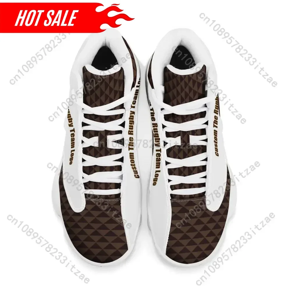 تصميم جديد بولينيزيا ساموا القبلية نمط الصبي أحذية رياضية الاحذية مخصص الكرة الرياضية فريق شعار الرجال كرة السلة الأحذية الرياضية #1