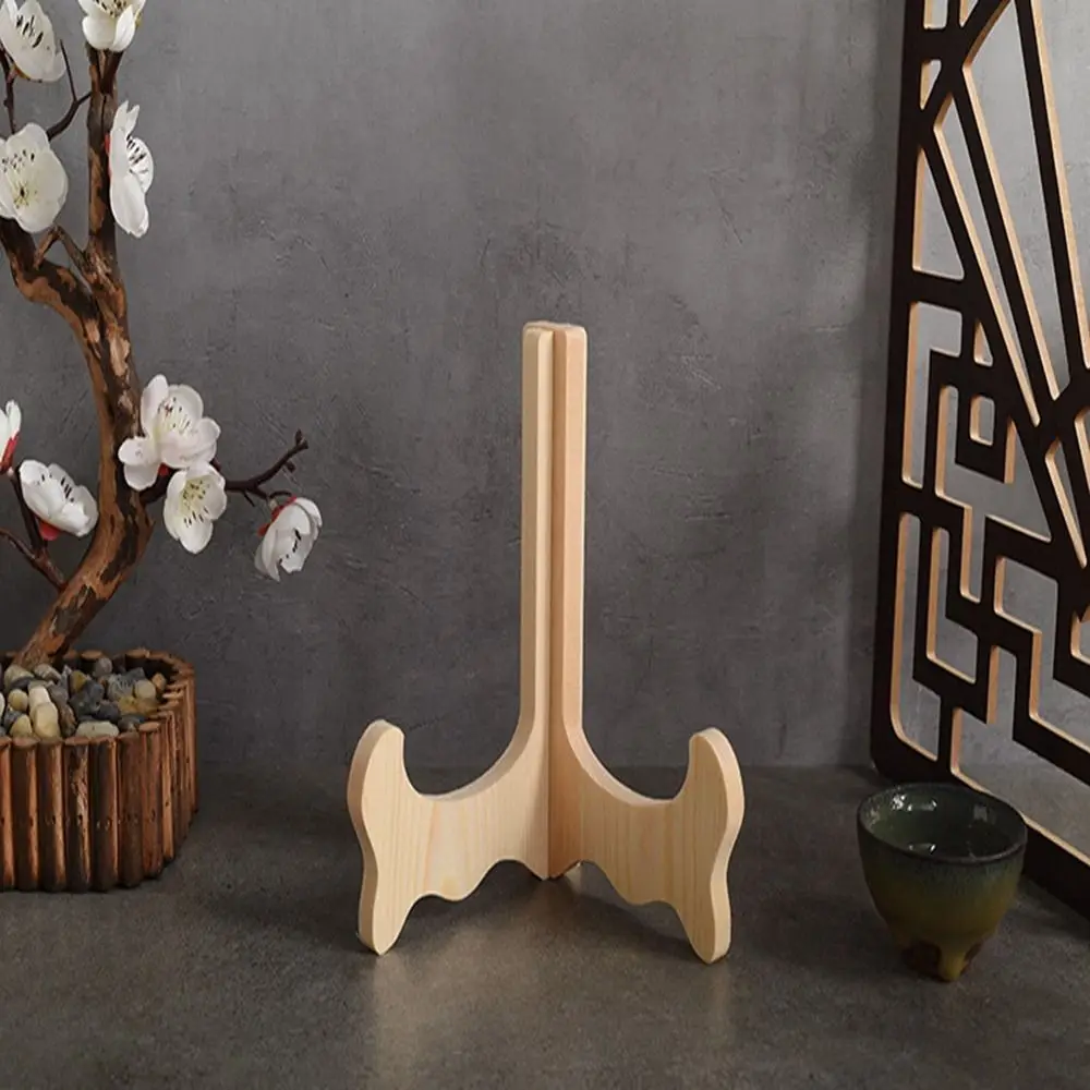 Durável 1 pçs decorativo chá bolo prato rack de armazenamento decoração para casa expositor rack cavalete placa exibição titular
