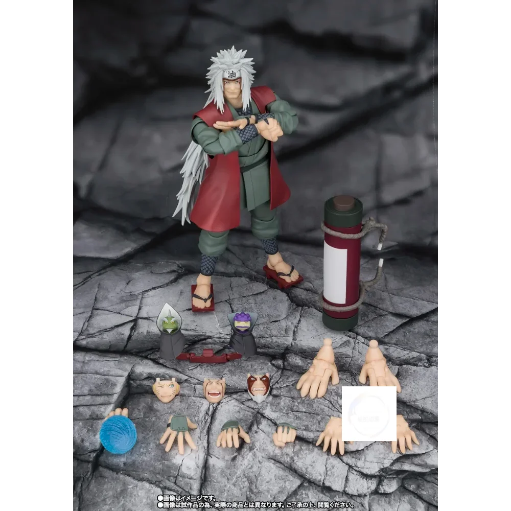 オリジナルバンダイナルト S.H.Figuarts ジライヤ隠れ葉英雄マスター賢者賢者モードセット PVC アクションフィギュアおもちゃコレクションモデル