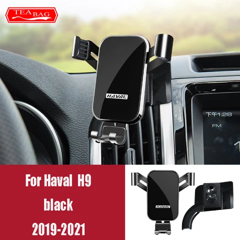 Регулируемый держатель для автомобиля для Haval H6 3th Jolion 2021 H9 2019-2021 GPS крепление на вентиляционное отверстие защелкивающиеся аксессуары