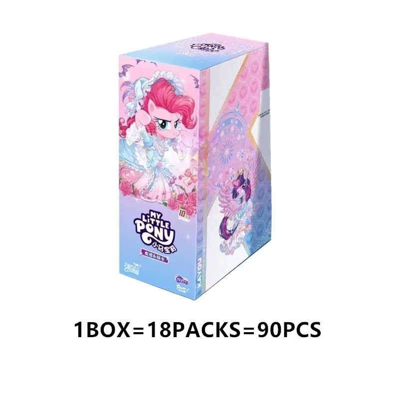 KAYOU Echte My Little Pony-kaart Vriendschap voor altijd Glorious Moon Pack Sprankelende gekleurde edelstenen Anime verzamelkaarten