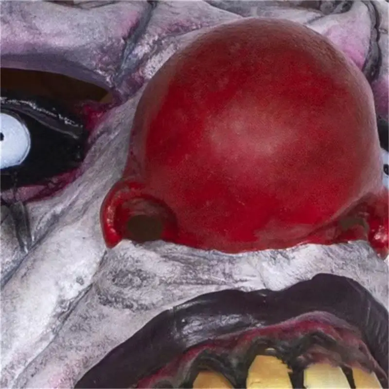 Maska Bezpieczna w użyciu Łatwe w noszeniu Maski na Halloween Dobra jakość wykonania Lateksowa powtarzalna maska z dzwonkiem 240g Maska klauna Bezpieczna i trwała