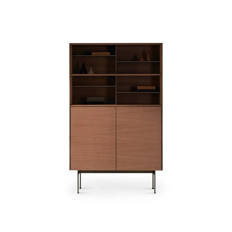 

Italian-Style Light Luxury Chest of Drawers Modern Minimalist High-End Black Walnut Solid Wood Chest of Drawers