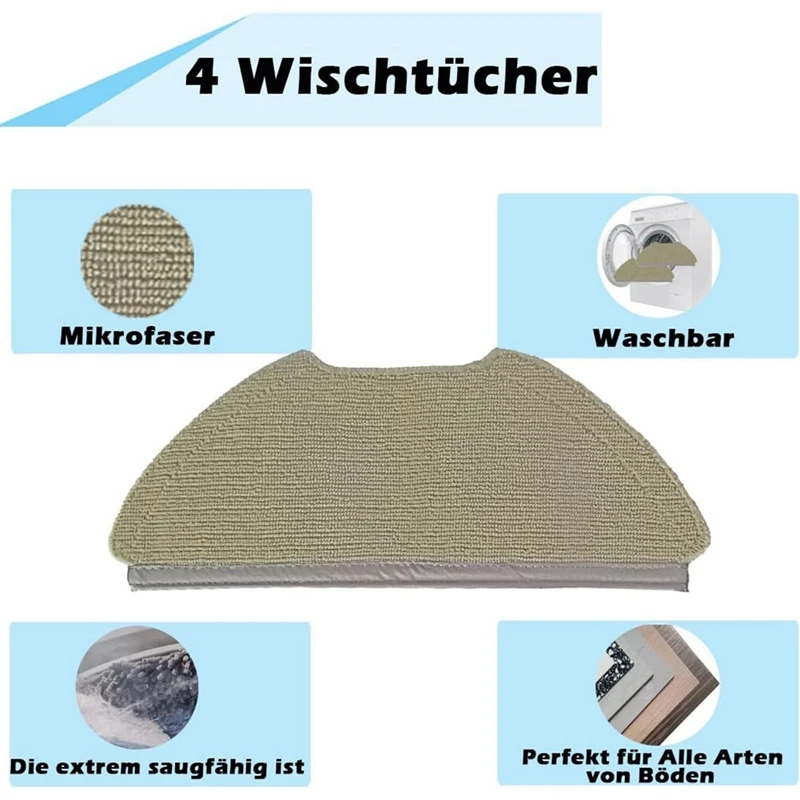 Piezas de repuesto para Robot aspirador Airrobo T20, cepillo lateral principal, filtro Hepa, mopa, paño, bolsas de polvo