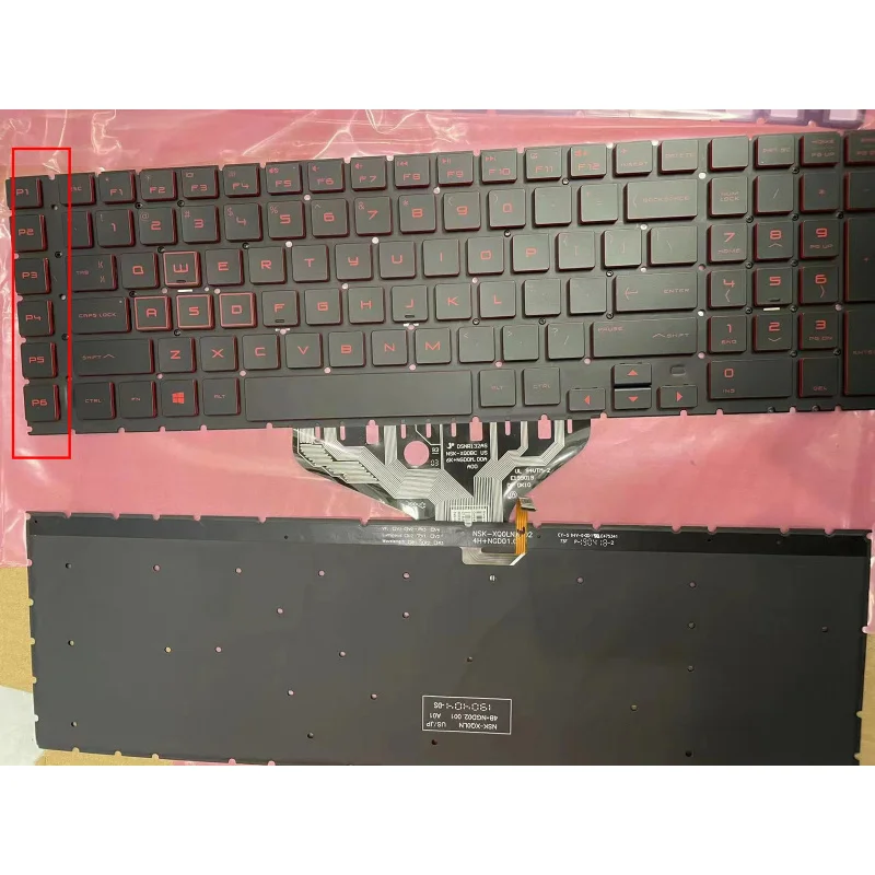 

Новая клавиатура LL+ для HP Omen 17-CB 17-cb0000tx cb0010tx cb0020, US-раскладка, красная, с подсветкой