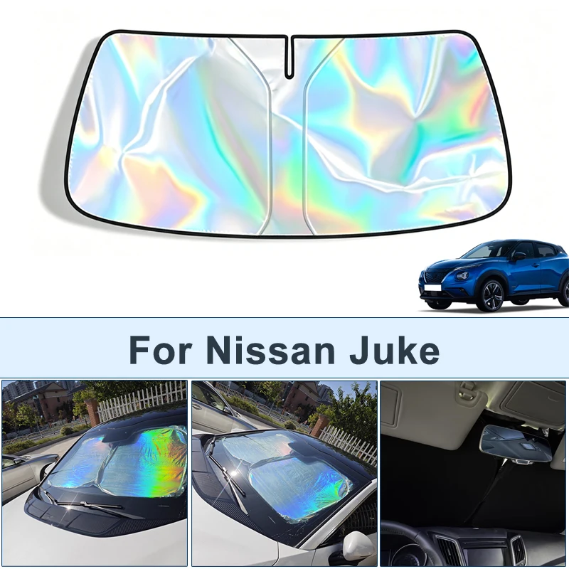 

Foldable Front Windshield Sun Shade For Nissan Juke UV Reflective Sun Protection Cover Car Interior Accessories