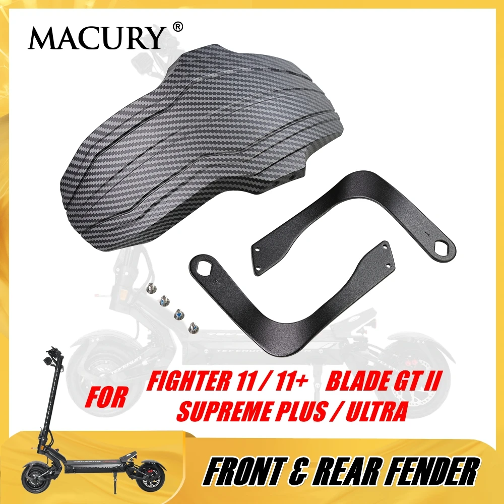 Garde-boue pour trottinette électrique TEVERUN FIGHTER 11 11+ SUPREME PLUS ULTRA BLADE GT II – Protection anti-éclaboussures avant et arrière 11 pouces