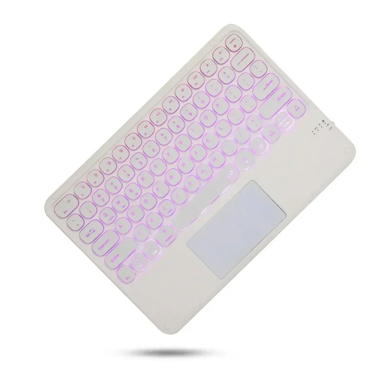 حافظة مع لوحة مفاتيح تعمل باللمس لهاتف سامسونج جالاكسي تاب A11 + A11 بلس 11 بوصة 2025 SM-X230 SM-X235 غطاء لوحة المفاتيح بإضاءة خلفية Funda #6