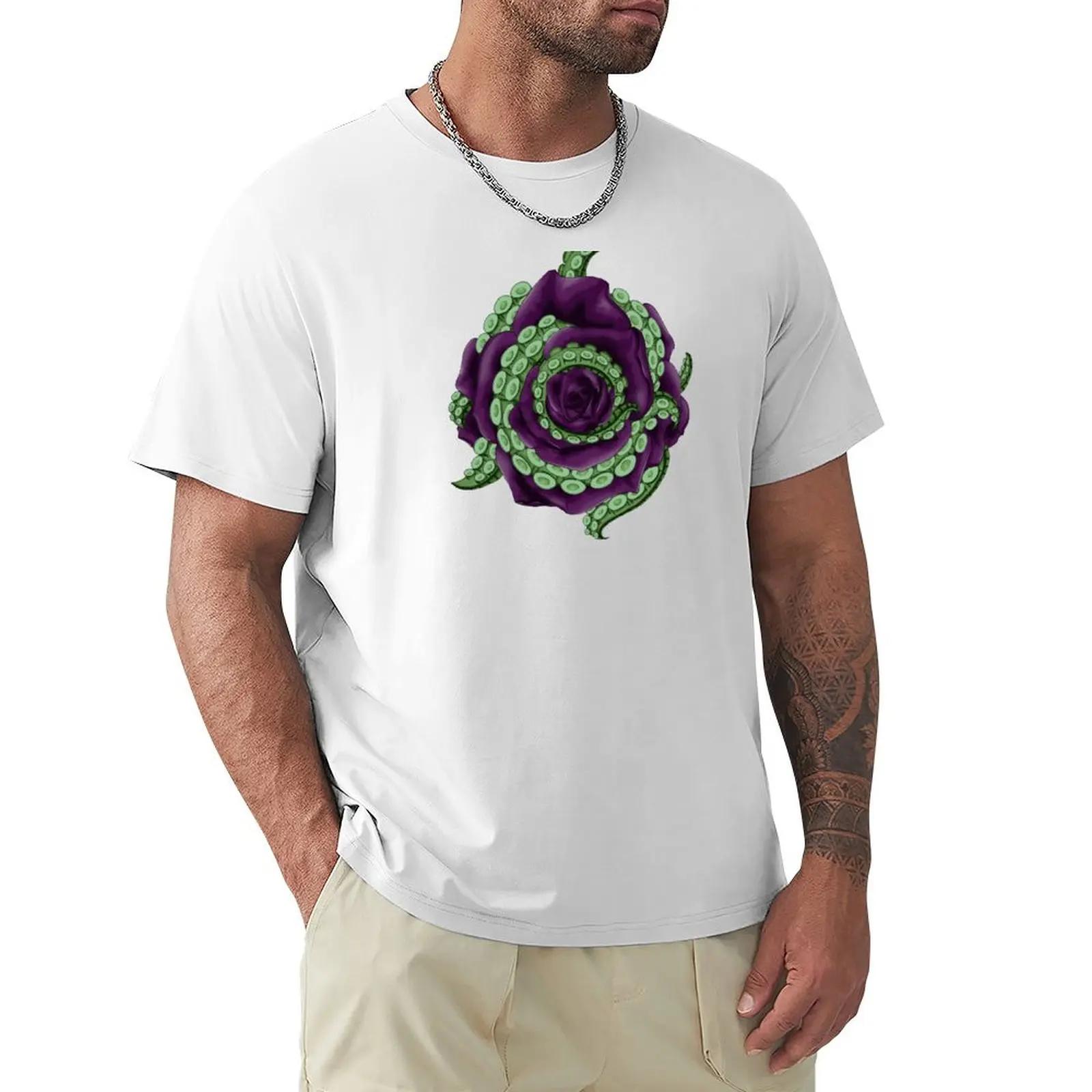 

Cthulhu Rose T-shirt blanks for a boy mens t shirts pack