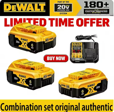 

100% Оригинальный аккумулятор Dewalt DCB200 20В 6.0Ач для ударных шуруповертов DCB201, DCB203, DCB205, DCF880.