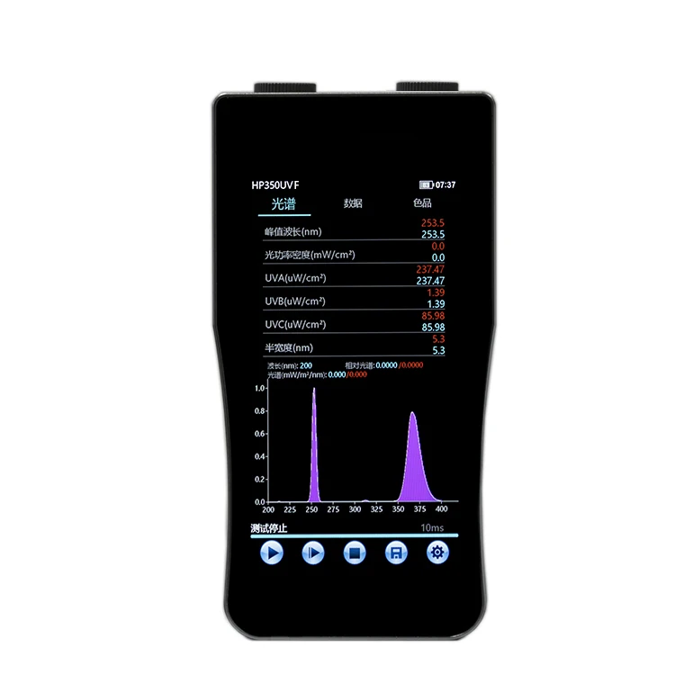 HP350UVF Wireless Intelligent UV Spectroradiometer for UV light hazard intensity test