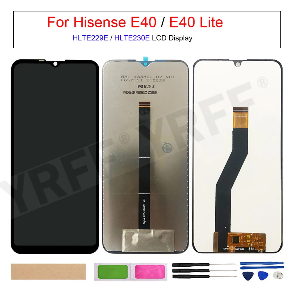 

Сменный сенсорный ЖК-дисплей с цифровым преобразователем для Hisense Infinity E40 Lite HLTE229E HLTE230E