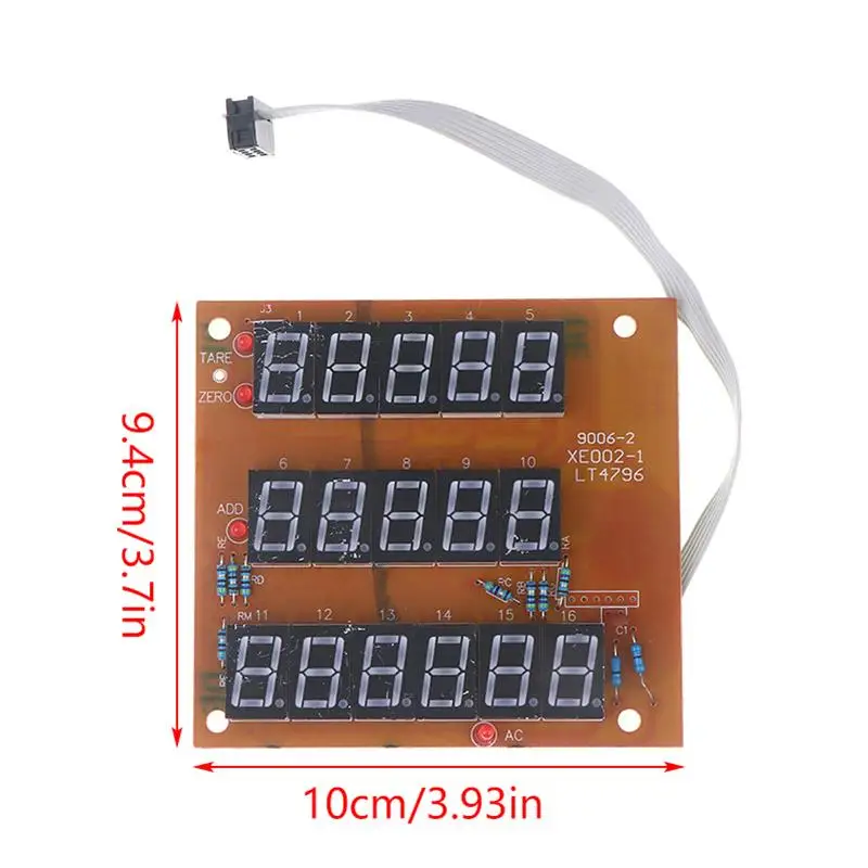 Electronic Scale LCD Display Module LED Screen Replacement Circuit Board For Digital Weighing Scale Repair