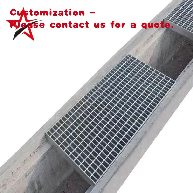 

custom.Cheap Promotion 304 Stainless Steel Welded Grating Drain Cover and Metal Building Material