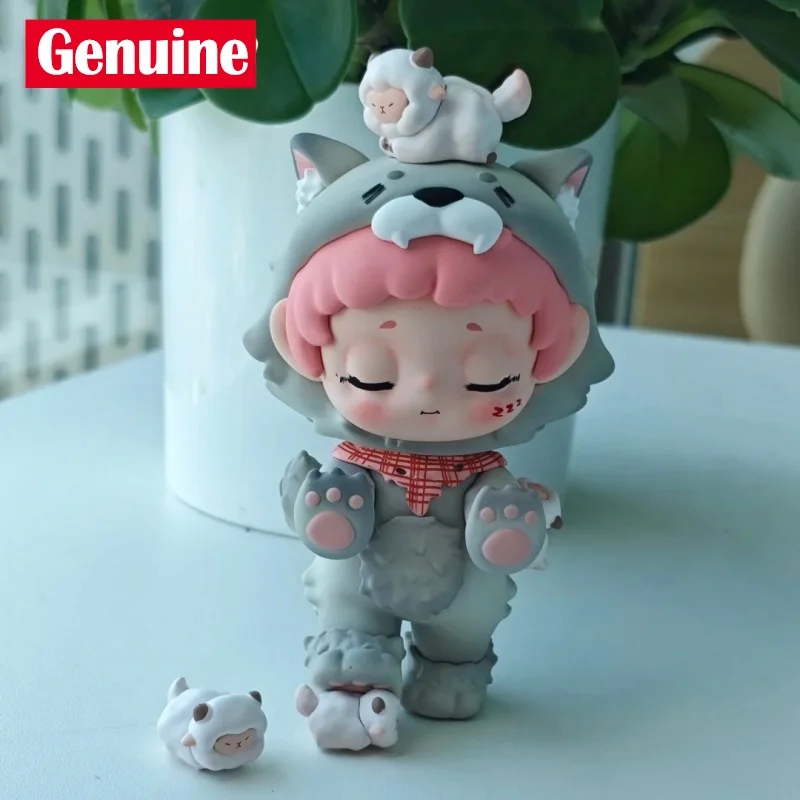 Heyone ブラックプレイ Faya3 世代トレンディブラインドボックスおもちゃデスクトップ装飾ダブルフォレストテーマハーフ言語シリーズギフト女の子のための