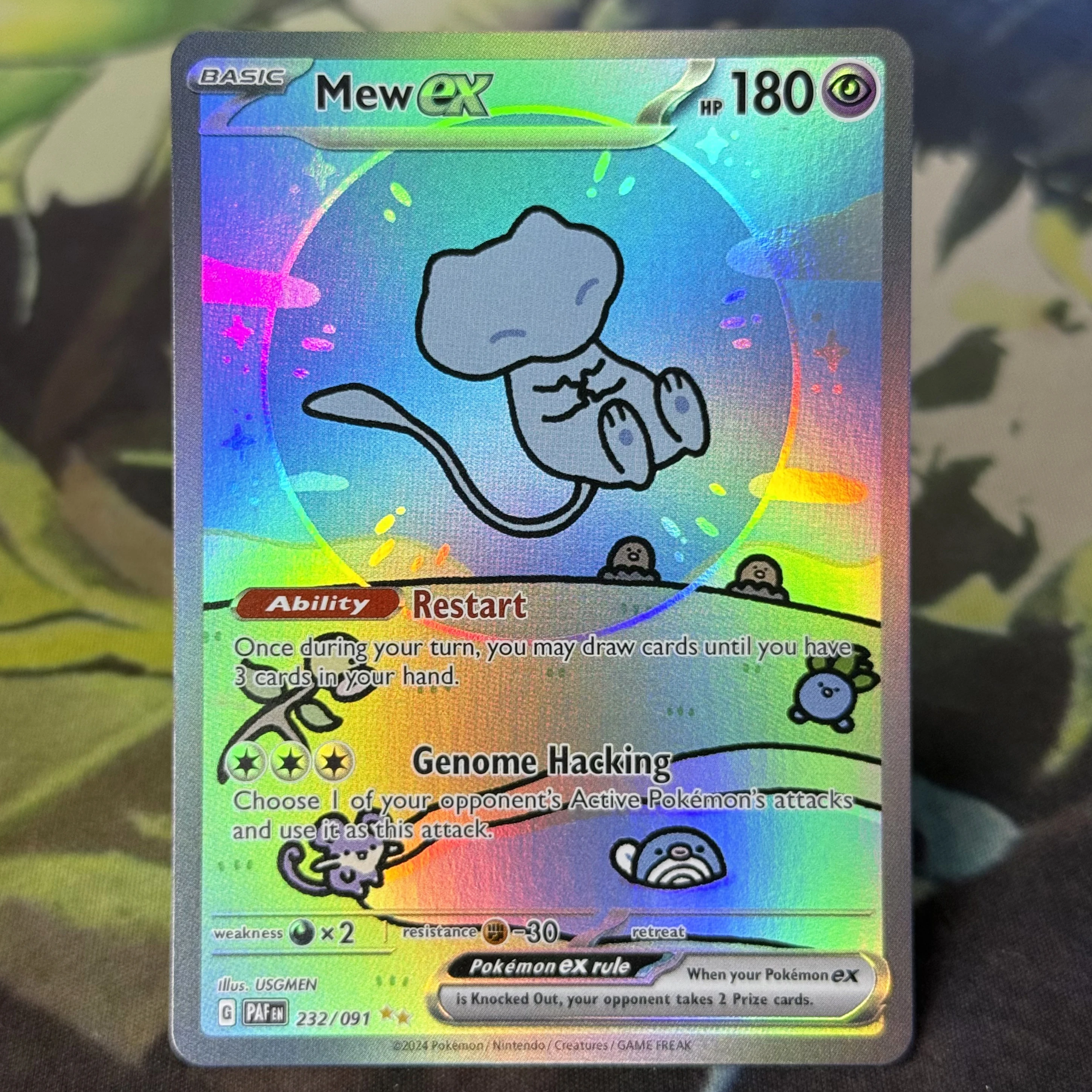 

PKM PTCG Foil Game Trading Collection Proxy Cards Mew Gengar Eevee Magikarp Hobbies Rare Collection Battle Cards Toys Gifts