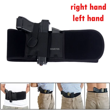 Taktyczna kabura na brzuch ukryte noszenie pistoletu Airsoft prawy lewy pasek kabura dla Glock Sig Sauer Beretta Walther