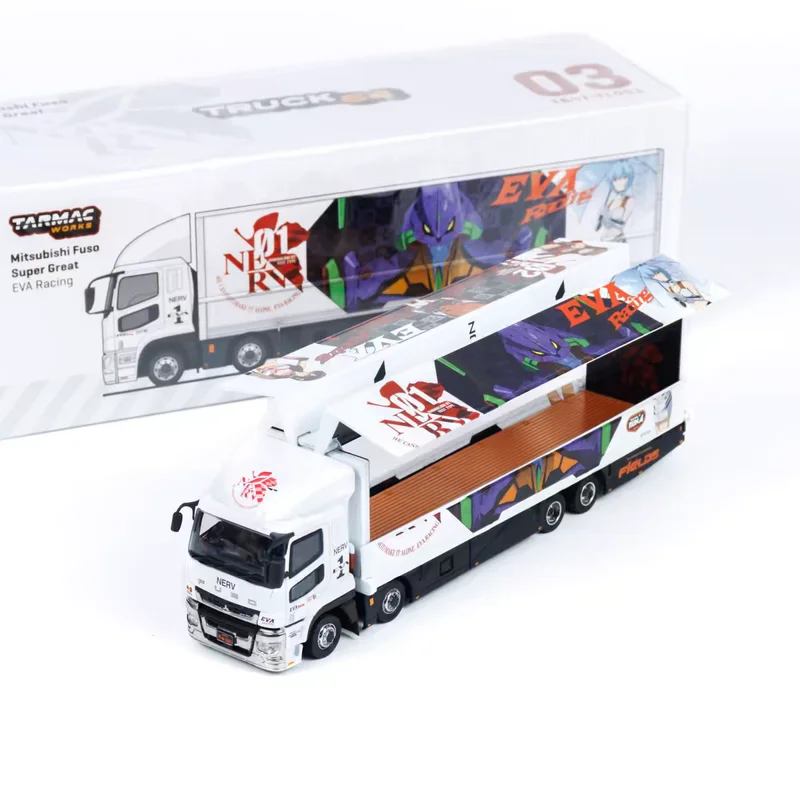 

Tarmac Works Tw 1: 64 Mitsubishi Fuso Transport Truck Container Truck Japanese Gospel Racing Painting Model