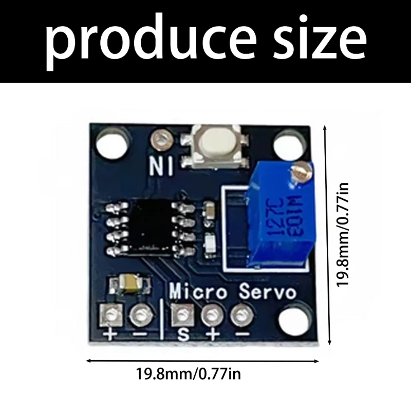 Q22A SG90 لوحة تشغيل الماكينات ذات الوضعين لتطبيقات الروبوتات مع تعديلات زاوية قابلة للتخصيص تصل إلى 180 درجة