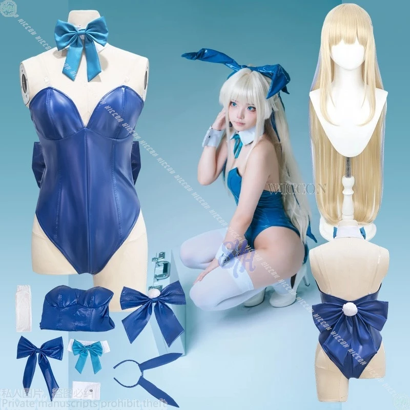 

Игра Blue Archive Косплей Asuma Toki Аниме Костюм Сексуальный Банни Девушки Jirai Kei Костюм Kawaii Синий Комбинезон Лук 코스프레 Хэллоуин Вечеринка