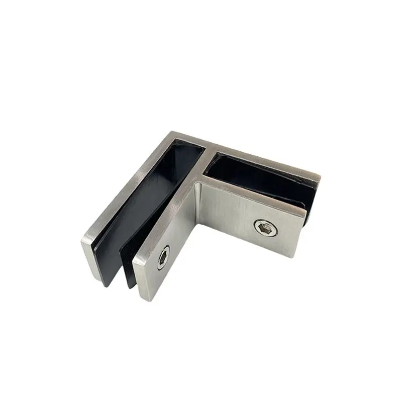 GYTB-Thickened Cast 304 Stainless Steel Shower Room Bathroom Partition Glass Fixing Clip Fixed Corner Code