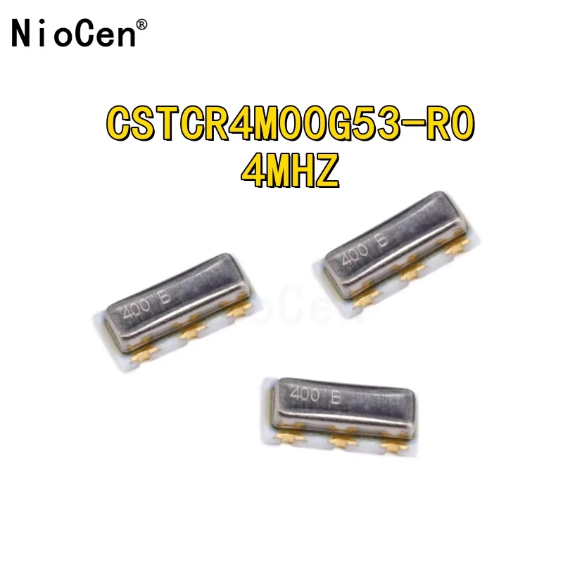 （10pcs） Murata patch ceramic crystal oscillator CSTCC4M00G53-RO 7*3MM 3 feet 4M 4MHZ 4.000MHZ